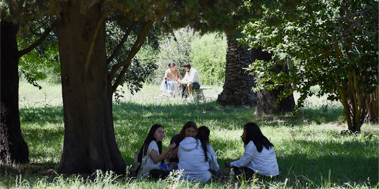 Estudiantes-en-el-parque