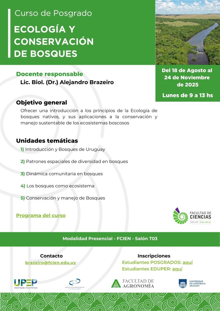 18 - ECOLOGÍA Y CONSERVACIÓN DE BOSQUES