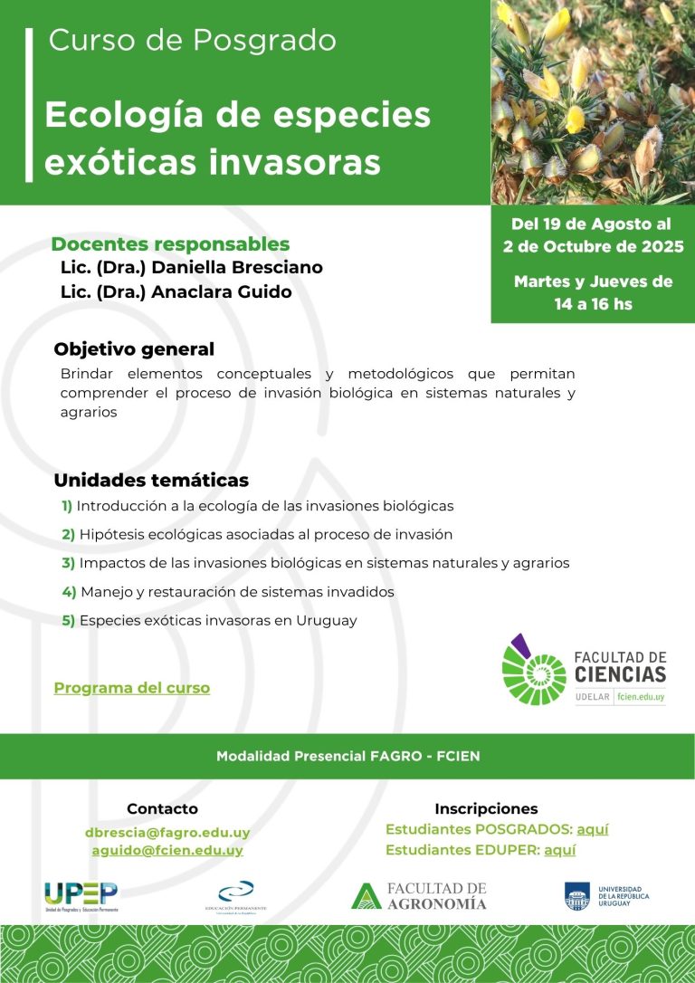 19 - Ecología de especies exóticas invasoras