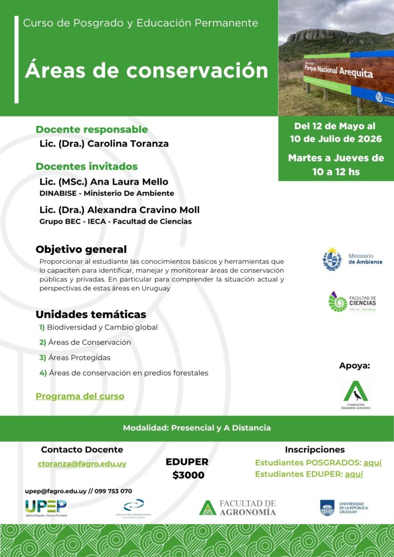 Áreas de conservación