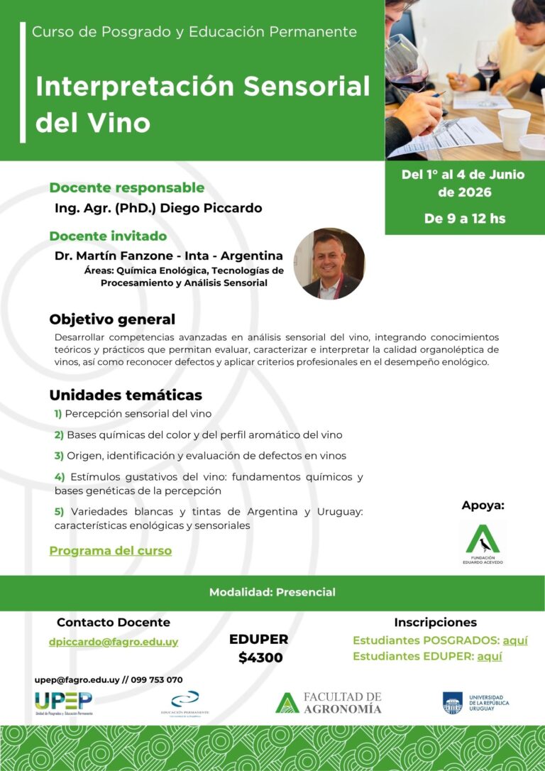 Interpretación Sensorial del Vino