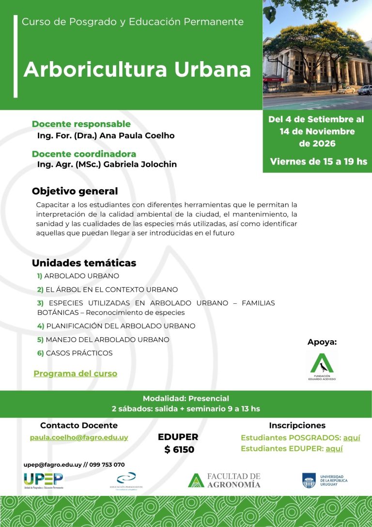 Arboricultura Urbana