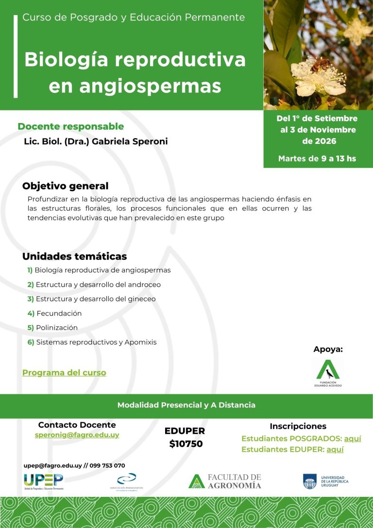 Biología reproductiva en angiospermas